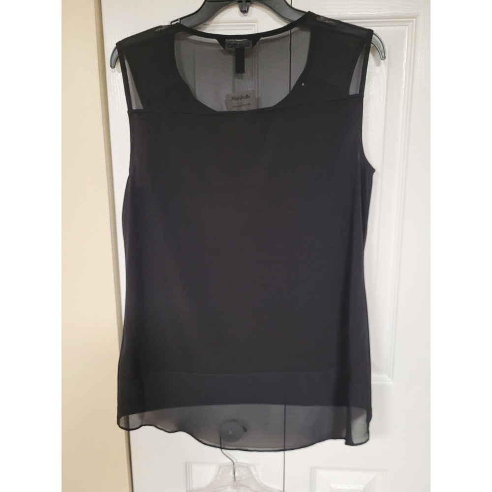 Michael Kors Skirt and Ellen Tracy Top Set Black Gold Zipper Accents Size 8 M - Picture 9 of 9